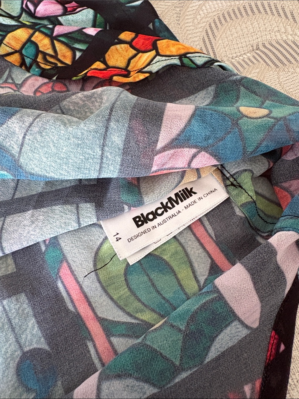 Blackmilk stained glass shirt - Picture 3 of 3